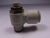 SMC AS3201F-03-12 Elbow Speed Controller 3/8" NPT 12mm Tube USED
