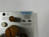 Festo CPV10-VI End Plate Axial Connection Left 8-10 Bar 18200 USED