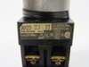 Fuji Electric AH22-GL1-C-11A Push Button 1NO 1NC Orange Extended w/Guard USED