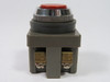 Izumi ABN111R Push Button 125VAC 5A 1NO 1NC Red Flush USED