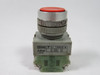 IDEC ABW110-R Push Button 125VAC 5A Red Flush USED