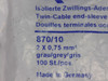 Klauke 870/10 Twin Cable End-Sleeved Insulated 100 Pack ! NWB !