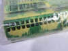 Wago 812-100 Bus Bar Terminal Block Lot of 9 GREEN & YELLOW USED