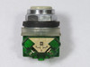 Square D 9001-KR1GH5 Ser J Push Button 3A 240V 1NO Green Flush USED