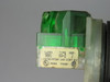 Square D 9001-KR1GH5 Ser J Push Button 3A 240V 1NO Green Flush USED