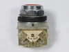 Square D 9001-KR1RH5 Ser H Push Button 600V 1NO Red Flush USED
