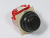Square D 9001-KR3BH6 Ser K Push Button 3A 240V 1NC Black Extended w/Boot USED