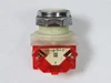 Square D 9001-KR1WH6 Ser J Push Button 3A 240V 1NC White Flush USED