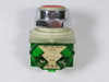 Square D 9001-KR1RH5 Ser K Push Button 3A 240V 1NO Red Flush USED