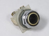 Square D 9001-KR1BH5 Ser G Push Button 6A 720V 1NO Black Flush USED