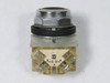 Square D 9001-KR1BH5 Ser H Push Button 600V 1NO Black Flush USED