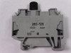 Wago 282-128 Grey 2-Conductor Fuse Terminal Block USED