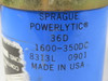 Sprague 36D-1600-350DC Powerlytic Capacitor 1600uf 350VDC USED