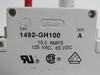 Allen-Bradley 1492-GH100 Series A Circuit Breaker 10A 125V 65VDC 1-Pole USED