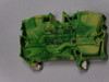 Wago 2010-1207 Green/Yellow 2-Conductor Ground Terminal Block USED