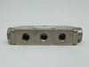 Alkon SP-4911 4-Way 2-Position Solenoid Pneumatic Valve 1/4" Ports USED