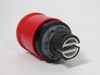 ABB GMPET4-10R Twist-Release Emergency Stop Button Non-Illuminated Red 40mm USED