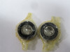 MRC R6ZZ-H502 Deep Groove Ball Bearing 3/8"ID 7/8"OD 9/32"W 2-Pack NEW
