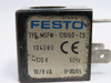 Festo MSFW-120/60-CS-OD Solenoid Coil 120 Vac 60 Hz USED