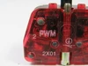 Allen-Bradley 800E-2X01 Series A Red Contact Block 3A 240V 1NC USED