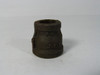 Aqua-Dynamic 5521-343 Black Iron Reducer Coupling 3/4 x 1/2 Female Thread USED