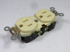Leviton 5262-I Duplex Receptacle 15A 125V Ivory USED
