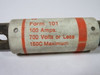 Gould Shawmut A70P100 Fuse 100A 700V USED