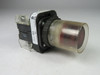 Allen-Bradley 800H-QRA24R Ser T Push Button Illuminated Red 1NO 1NC 24V USED
