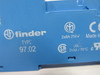 Finder 97.02 Blue Relay Socket 2x8A (16A) 250V 8-Pin USED