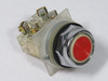 Square D 9001-KR1RH13 Push Button 6A 720V 1NO 1NC Red Flush USED