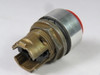 Allen-Bradley 800EM-E402W Two-Colour Legend Push Button Red STOP USED