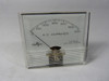 Wilbac 18527 Panel Meter 0-5A AC 0-600A AC 3.5 Inch Wide ! NEW !