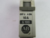 Allen-Bradley 1492-CB1G100 Series B Circuit Breaker 10A 1-Pole USED