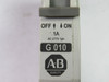 Allen-Bradley 1492-CB1-G010 Series C Circuit Breaker 1A 1-Pole USED