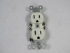 Pass & Seymour 3232W Duplex Receptacle WHITE USED