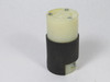 Hubbell 2613 Twist-Lock Connector 30A 125V 3W 2P USED