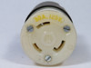 Hubbell 2613 Twist-Lock Connector 30A 125V 3W 2P USED