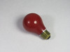 General Electric 49727 High Brilliance Incand. Bulb 25W 120V 25A/TR RED USED