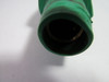 Leviton 16D37-UG Green Industrial 1-Pole Female Plug 600V 400A USED