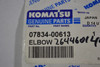 Komatsu 07834-00613 Elbow ! NWB !