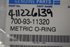 Komatsu 700-93-11320 Metric O-Ring 5-Pack ! NWB !