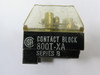 Allen-Bradley 800T-XA Series B Shallow Contact Block 1NO 1NC 600VAC USED