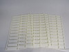 Weidmuller WS12/6.5 Terminal Markers Neutral 9x108 Labels ! NEW !
