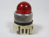 Fuji Electric AH22-ZMR Pilot Light 30V 1W Red Lens USED