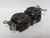 Leviton 5262 Duplex Receptacle 15A 125V Brown USED