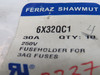 Ferraz Shawmut 6X32QC1 Fuse Block 30A 250V 1 Pole 9-Pack ! NWB !