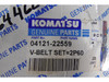 Komatsu 04121-22559 V-Belt Set ! NEW !