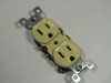 Leviton 5320-ICP Ivory Duplex Receptacle 15A 125V 2P 3W Lot of 9 USED