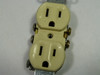 Leviton 5320-ICP Ivory Duplex Receptacle 15A 125V 2P 3W Lot of 9 USED