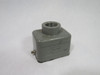 Harting 19300061440 HAN6B-HTE-M20 2 Peg Top Entry Hood USED